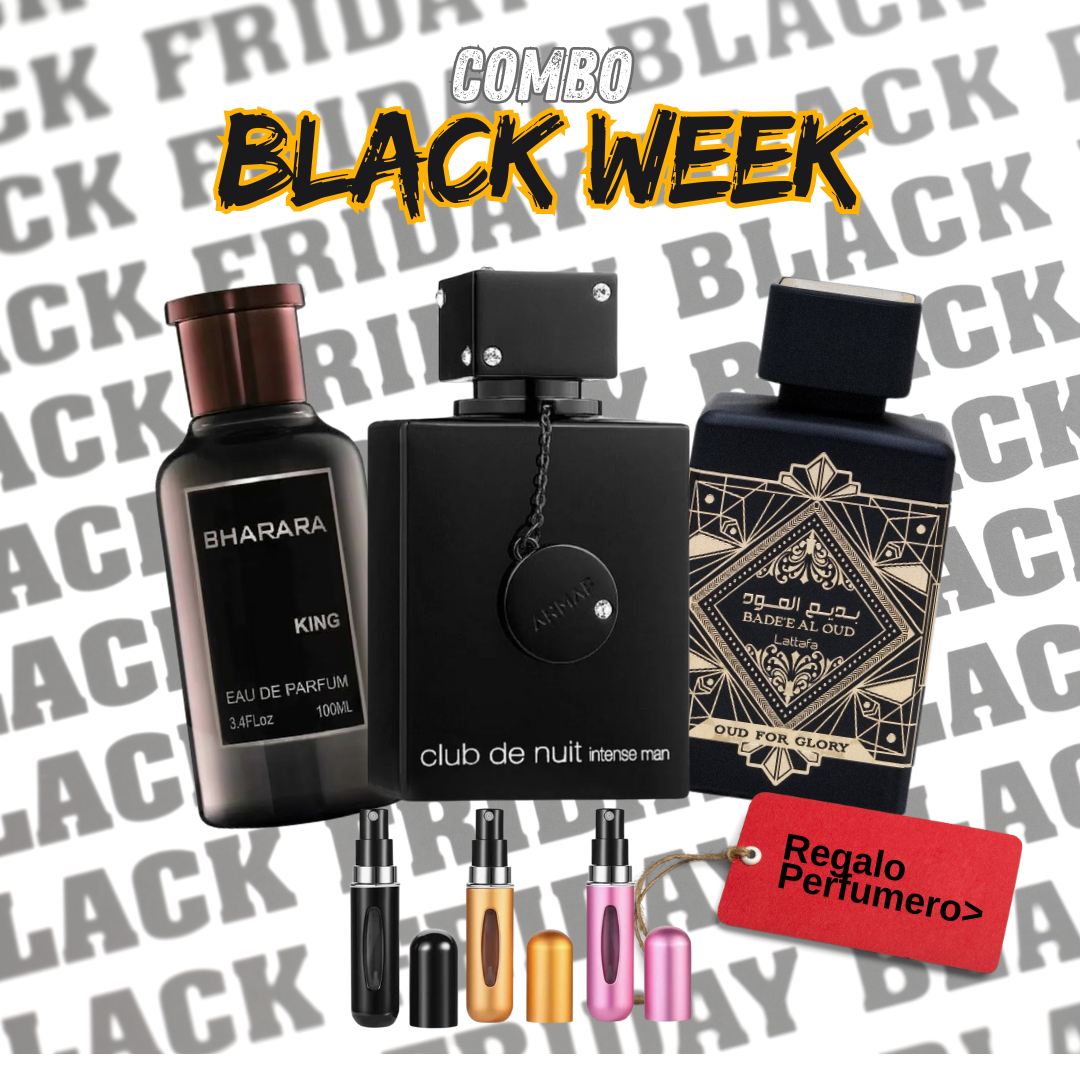 COMBO BLACK WEEK - Bharara, ClubTheNuit, LataffaOudOfGlory + Perfumero GRATIS