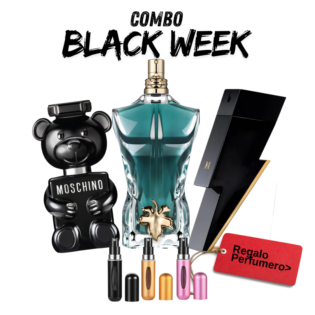 COMBO BLACK WEEK - MoshinoToyBoy, JeanPaul, BadBoy + Perfumero GRATIS