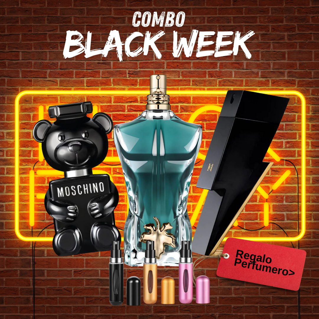 COMBO BLACK WEEK - MoshinoToyBoy, JeanPaul, BadBoy + Perfumero GRATIS