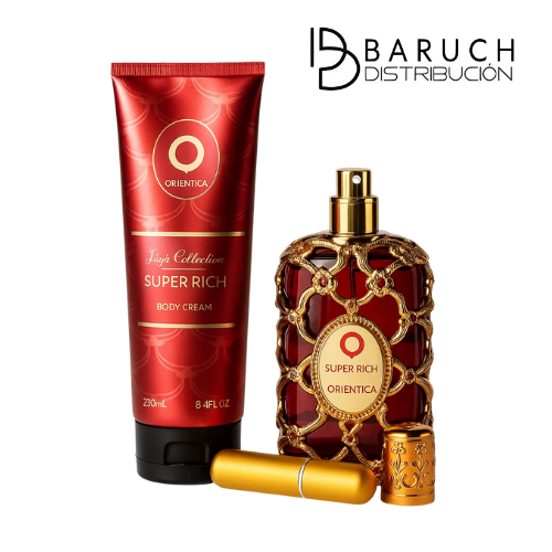 Set Perfume Orientic + Crema Corporal + Perfumero