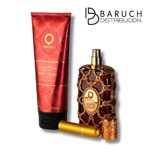 Set Perfume Orientic + Crema Corporal + Perfumero