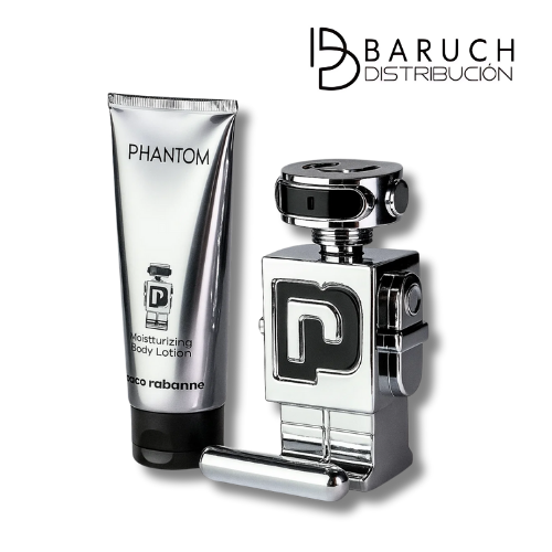 Set Perfume Phantom Paco + Crema Corporal + Perfumero