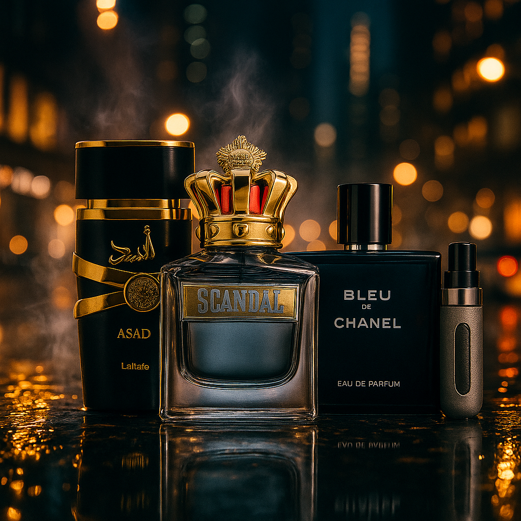 Noche Alfa Asad, Scandal, bleu chanel perfumero