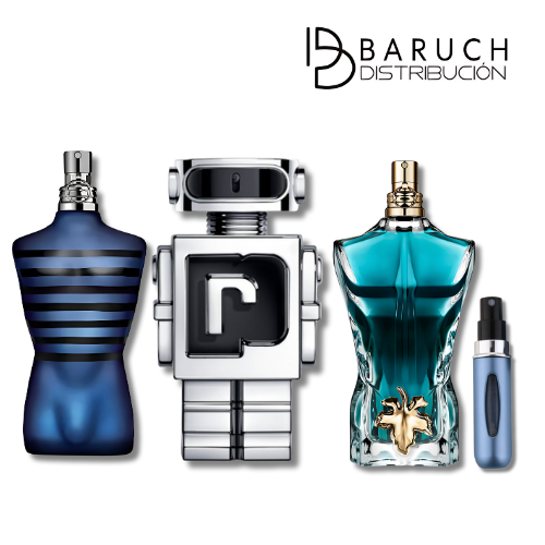 Hombre Audaz - UltraMale, Phanton, JeanPaul + Perfumero GRATIS