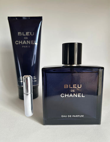 Set Perfume Blue Ch + Crema Corporal + Perfumero