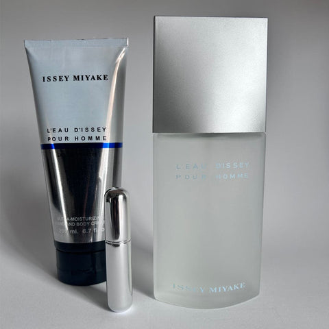 Set Perfume Issey Miyak + Crema Corporal + Perfumero