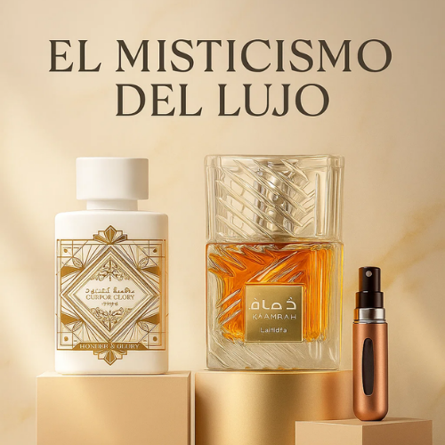 MIsterio de Lujo - LataffaHonor&Glory, Khamrah + Perfumero GRATIS